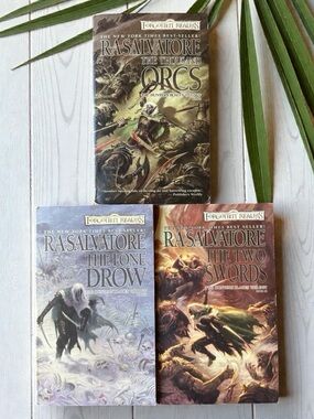 R.A. Salvatore Hunter’s Blades Trilogy Paperback Set Forgotten Realms